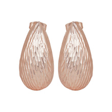 Load image into Gallery viewer, Stylish Teardrop-shaped earrings with a textured design