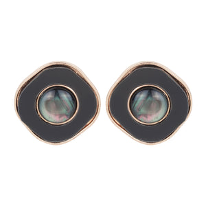 Elegant Mother of Pearl Stud Earrings