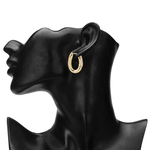 Sleek Gold/Silver hoop earrings