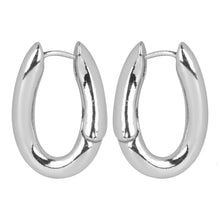 Load image into Gallery viewer, Sleek Gold/Silver hoop earrings