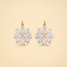 Load image into Gallery viewer, Dahlia Bloom American Diamond Stud Earrings