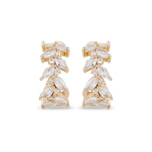 Load image into Gallery viewer, Laurel Breeze American Diamond Wreath Studs