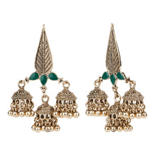 Load image into Gallery viewer, TRIBAL ZONE AMAZING BRONZE JHUMKA EARRING