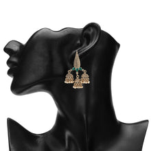 Load image into Gallery viewer, TRIBAL ZONE AMAZING BRONZE JHUMKA EARRING