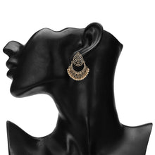 Load image into Gallery viewer, TRIBAL ZONE GORGEUS BRONZE JHUMKA EARRING