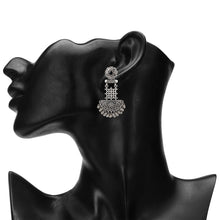 Load image into Gallery viewer, TRIBAL ZONE STUNNING OXIDISED JHUMKA EARRINGS