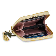 Load image into Gallery viewer, Sunshine Yellow Dolphin Zip Wallet