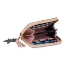 Load image into Gallery viewer, Mauve Dolphin Zip Wallet