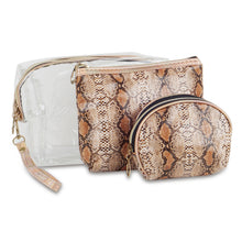 Load image into Gallery viewer, TRIBAL ZONE CLASSY SNAKE PRINT POUCH