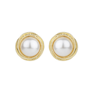 TRIBAL ZONE ELEGENT SIMPLE MINI GOLDEN  STUD EARRING
