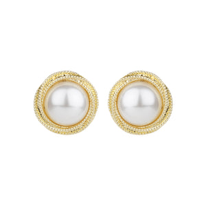 TRIBAL ZONE ELEGENT SIMPLE MINI GOLDEN  STUD EARRING