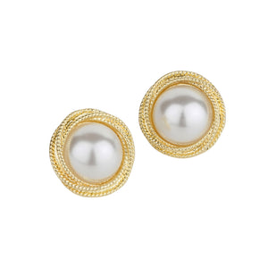 TRIBAL ZONE ELEGENT SIMPLE MINI GOLDEN  STUD EARRING