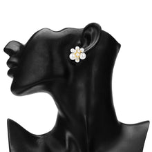 Load image into Gallery viewer, TRIBAL ZONE INVENTIVE GOLDEN PEARL ZX STONE STUD EARRING