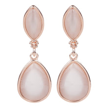 Load image into Gallery viewer, Rose Gold Drop Earrings