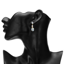 Load image into Gallery viewer, TRIBAL ZONE GLOSSY PURPLE MINI DROP EARRING