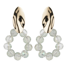 Load image into Gallery viewer, TRIBAL ZONE GOREGEOUS GREEN BEAD GOLDEN DROP EARRING