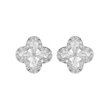 Load image into Gallery viewer, TRIBAL ZONE GORGEOUS STONE STUDED SILVER  STUD EARRING