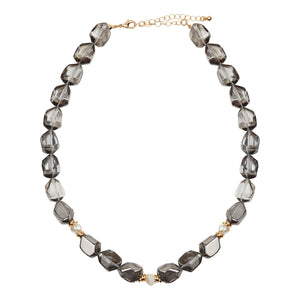 TRIBAL ZONE ELEGANT SEA STONE MATINEE NECKLACE