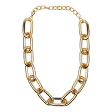 Load image into Gallery viewer, TRIBAL ZONE CLASSY LINK  CHAIN GOLDEN NECKLACE