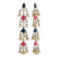 Load image into Gallery viewer, TRIBAL ZONE VINTAGE MULTICOLOR DANGLER EARRING