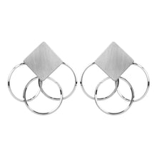 Load image into Gallery viewer, TRIBAL ZONE GORGEOUS SILVER STUD EARRING