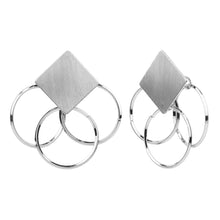 Load image into Gallery viewer, TRIBAL ZONE GORGEOUS SILVER STUD EARRING