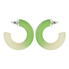 Load image into Gallery viewer, TRIBAL ZONE CHUNKY C HOOP EARRING