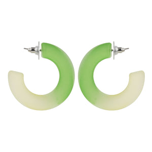 TRIBAL ZONE CHUNKY C HOOP EARRING