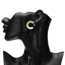 Load image into Gallery viewer, TRIBAL ZONE CHUNKY C HOOP EARRING