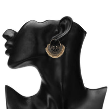 Load image into Gallery viewer, TRIBAL ZONE ETHNIC BLACK EARRING