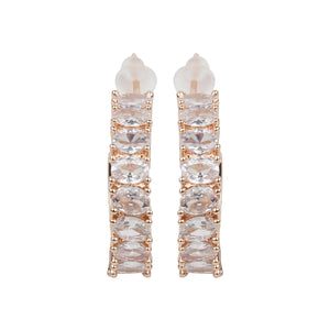 TRIBAL ZONE STUNNING ROSE GOLD STUD EARRING