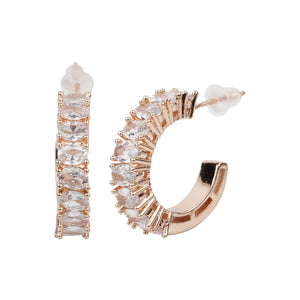 TRIBAL ZONE STUNNING ROSE GOLD STUD EARRING