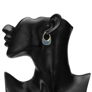 TRIBAL ZONE CHIC GREY PLUG EARRING