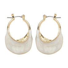 Load image into Gallery viewer, TRIBAL ZONE CHIC WHITE PLUG EARRING
