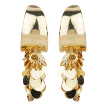 Load image into Gallery viewer, TRIBAL ZONE DAZZILING GOLDEN DROP EARRING
