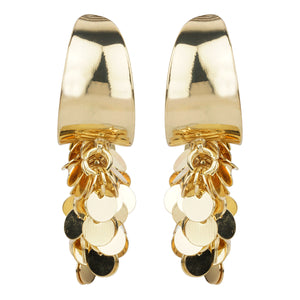 TRIBAL ZONE DAZZILING GOLDEN DROP EARRING