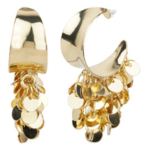Load image into Gallery viewer, TRIBAL ZONE DAZZILING GOLDEN DROP EARRING