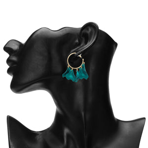 TRIBAL ZONE FANCY C HOOP EARRING