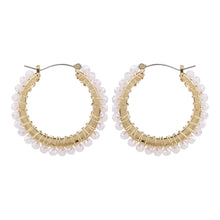 Load image into Gallery viewer, TRIBAL ZONE FANCY HOOP EARRING