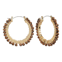 Load image into Gallery viewer, TRIBAL ZONE RETRO FANCY HOOP EARRING