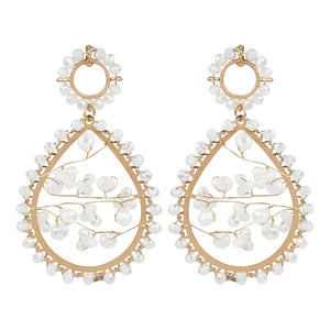 TRIBAL ZONE DESGINER TEAR DROP EARRING