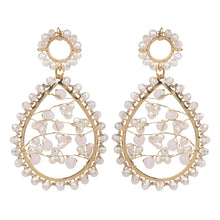 Load image into Gallery viewer, TRIBAL ZONE DESGINER TEAR DROP EARRING