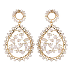 TRIBAL ZONE DESGINER TEAR DROP EARRING