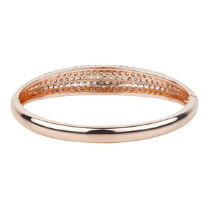 TRIBAL ZONE CLASSY ROSE GOLD BANGLE