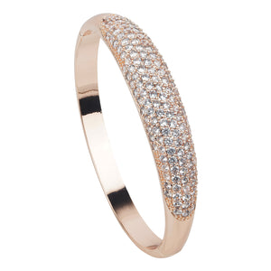 TRIBAL ZONE CLASSY ROSE GOLD BANGLE