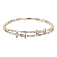 Load image into Gallery viewer, TRIBAL ZONE PREETY   BOW  GOLDEN BANGLE