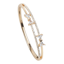 Load image into Gallery viewer, TRIBAL ZONE PREETY   BOW  GOLDEN BANGLE
