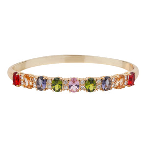 TRIBAL ZONE ELEGANT GOLDEN BANGLE