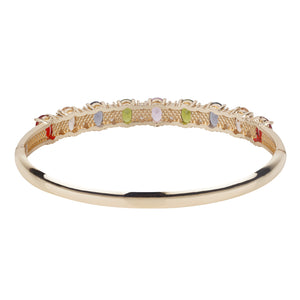 TRIBAL ZONE ELEGANT GOLDEN BANGLE