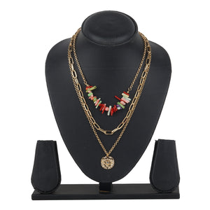TRIBAL ZONE GOLDEN  ELEGANT EVIL EYE MATINEE